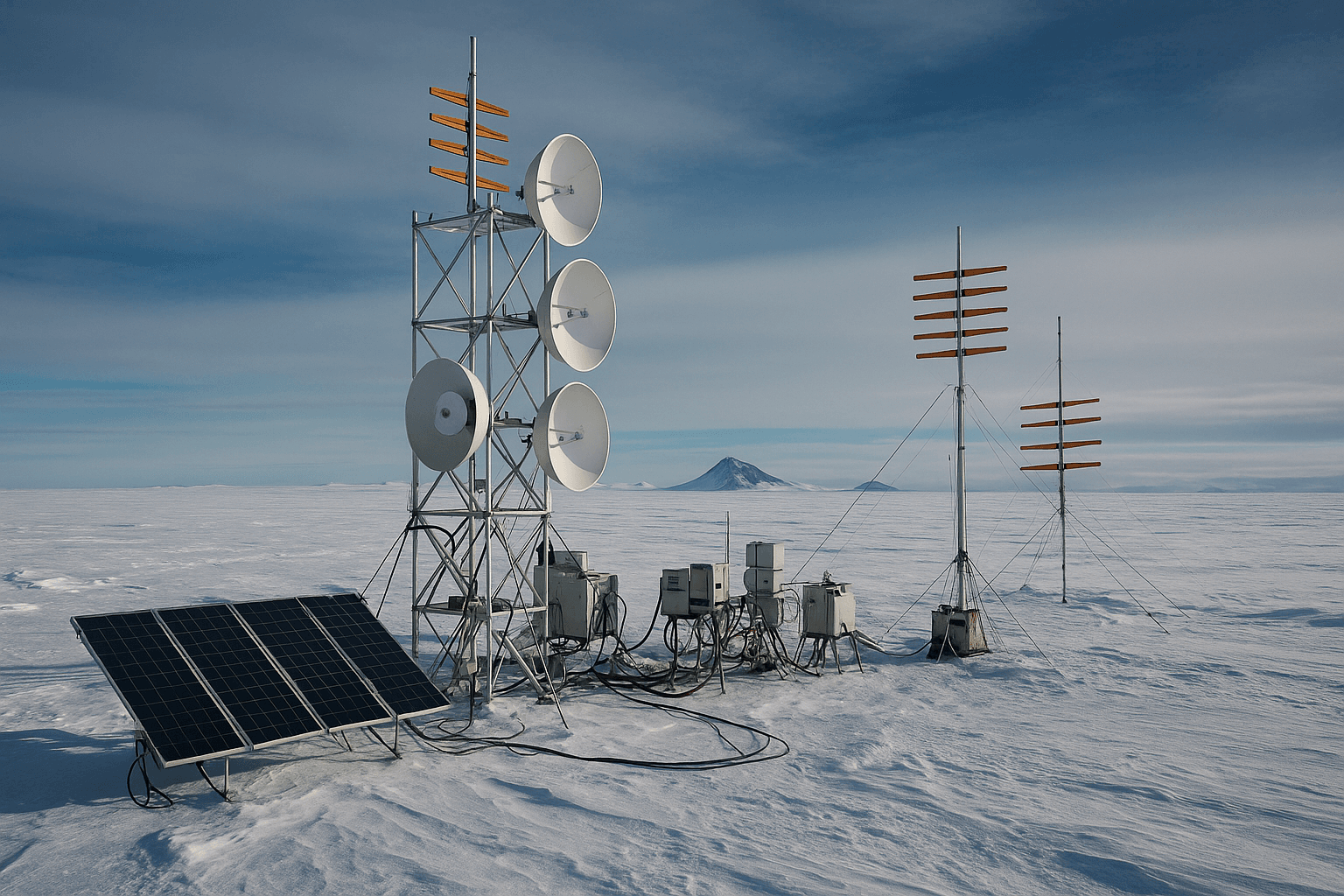 Cisza Antarktydy przerywana przez fale radiowe – miejsce, gdzie nauka spotyka nieznane