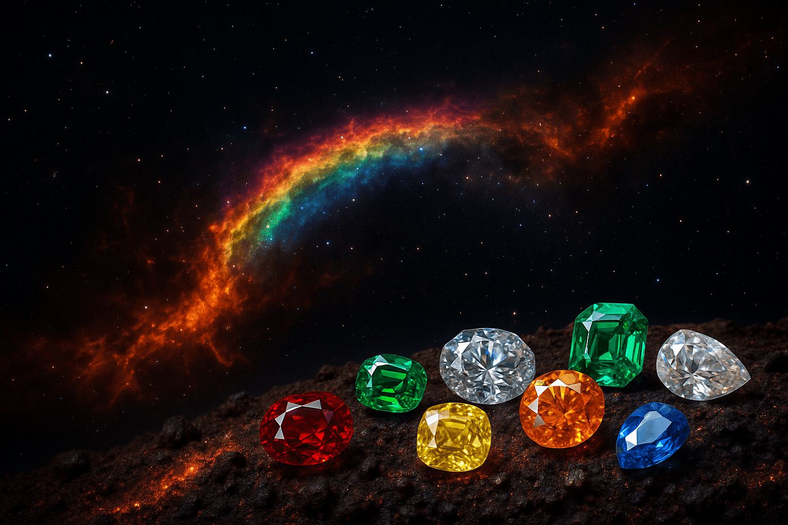 Pył gwiazd i kamienie szlachetne – tajemnica życia w kosmosie