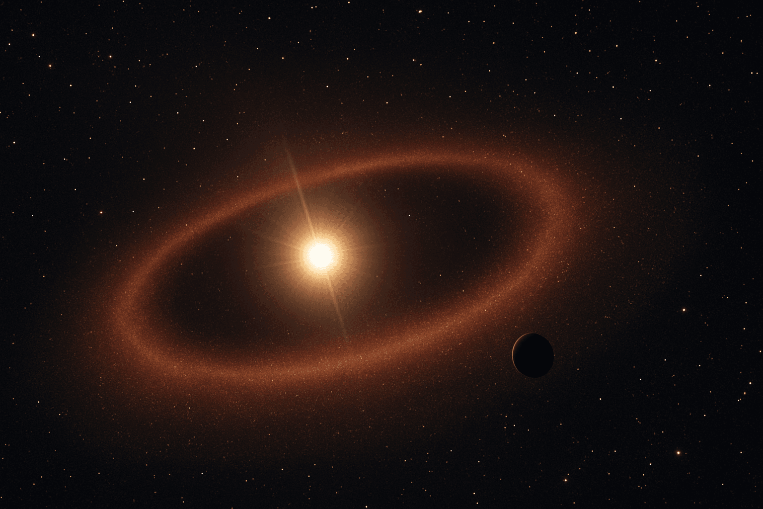 Kosmiczny pierścień – ślady narodzin nowych planet