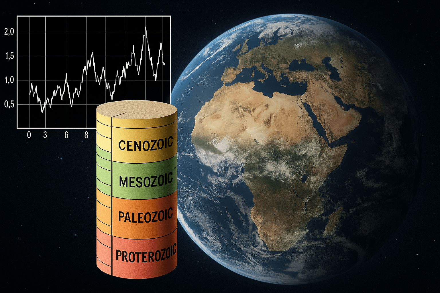 Hierarchiczny wzór ukryty w historii Ziemi
