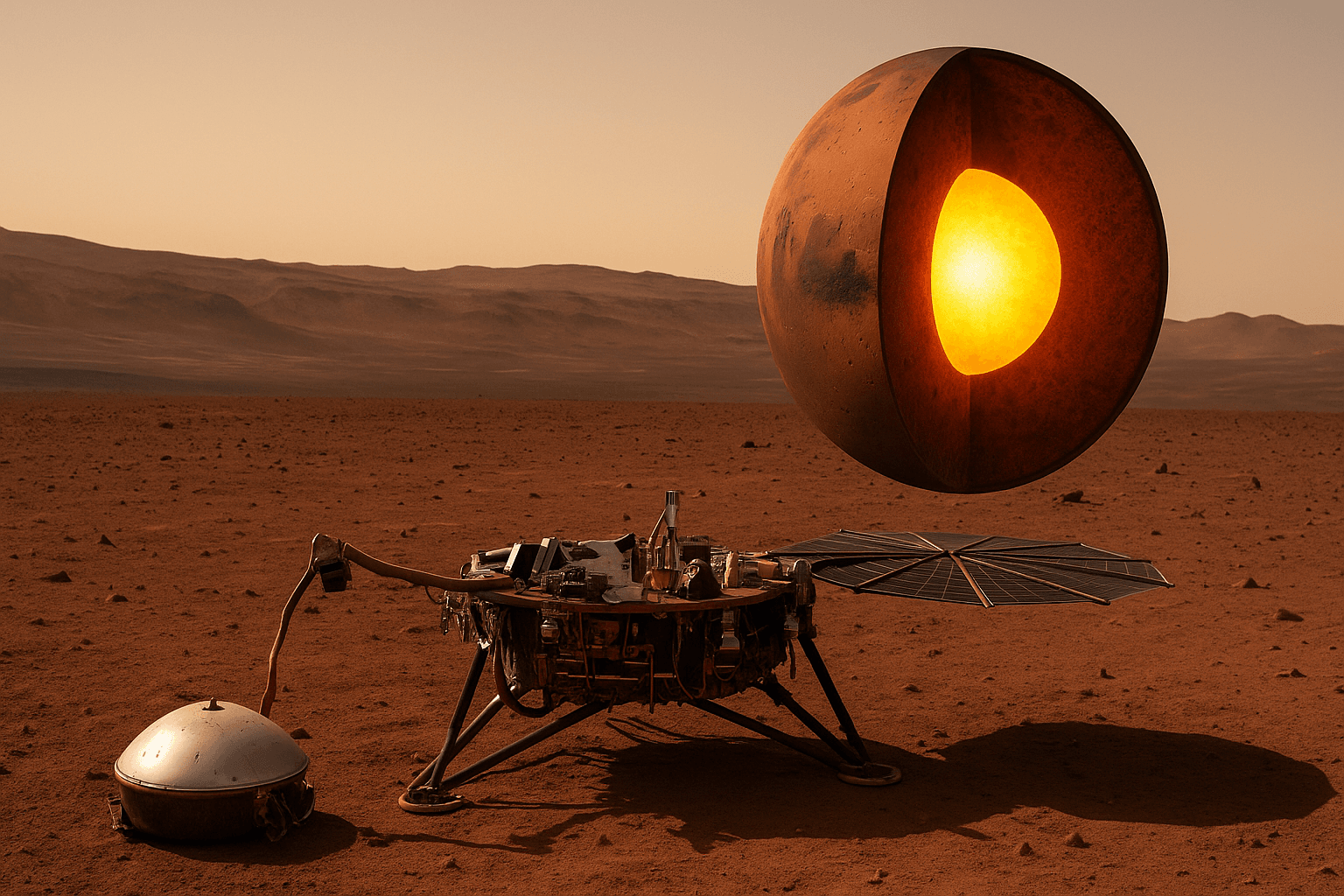 InSight ujawnia tajemnice wnętrza Marsa