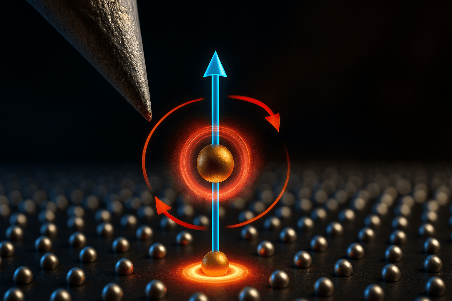 Obserwacja spinu jądrowego w czasie rzeczywistym