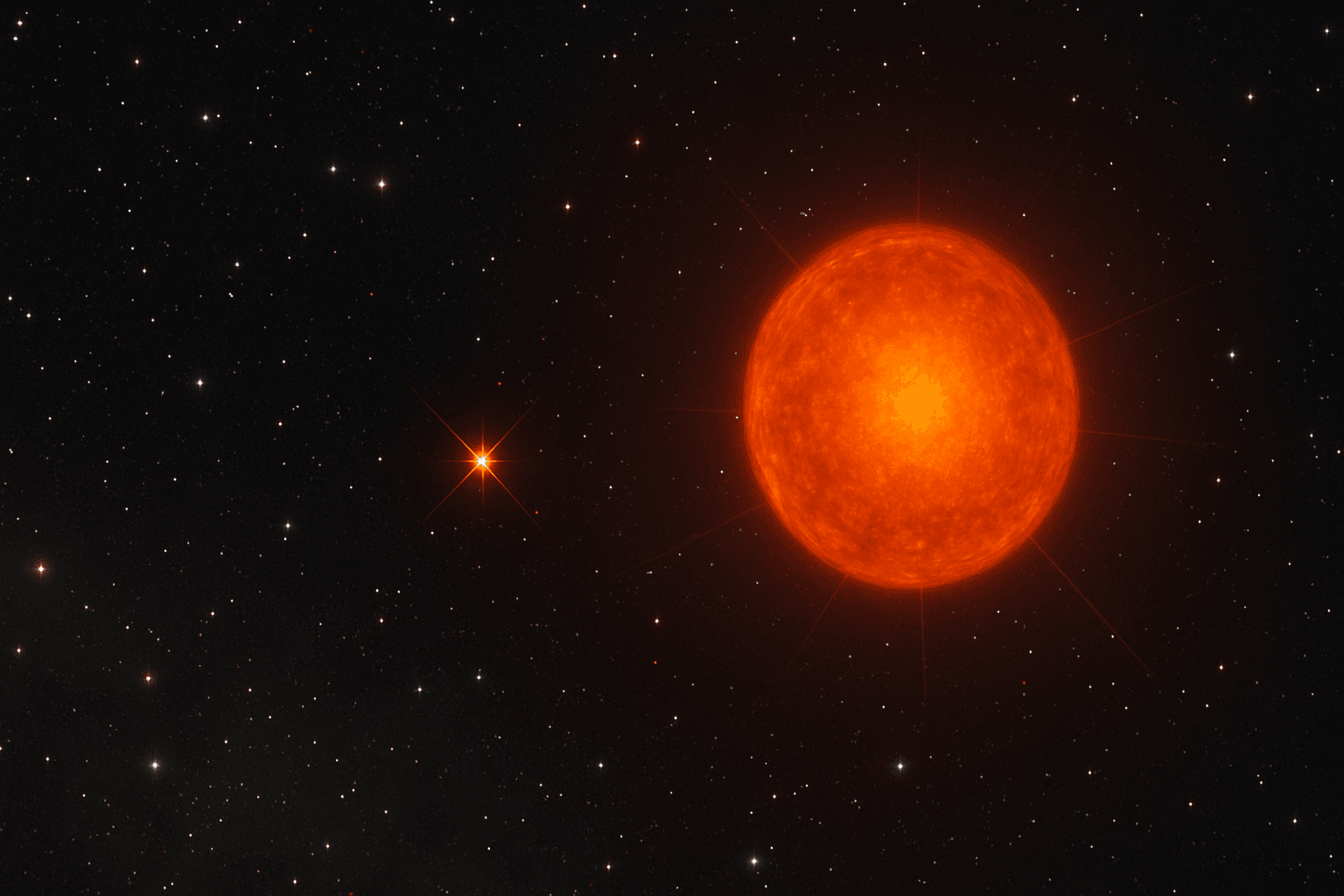 warha” przy Betelgezie – najostrzejsze spojrzenie na duet w Orionie