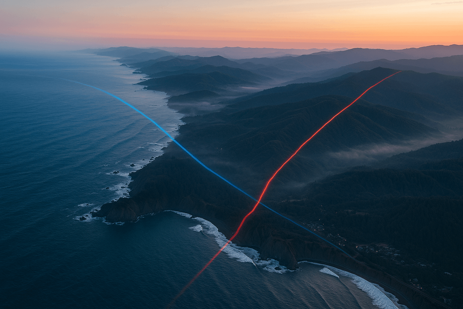 Cichy poranek nad Pacyfikiem, napięcie pod powierzchnią