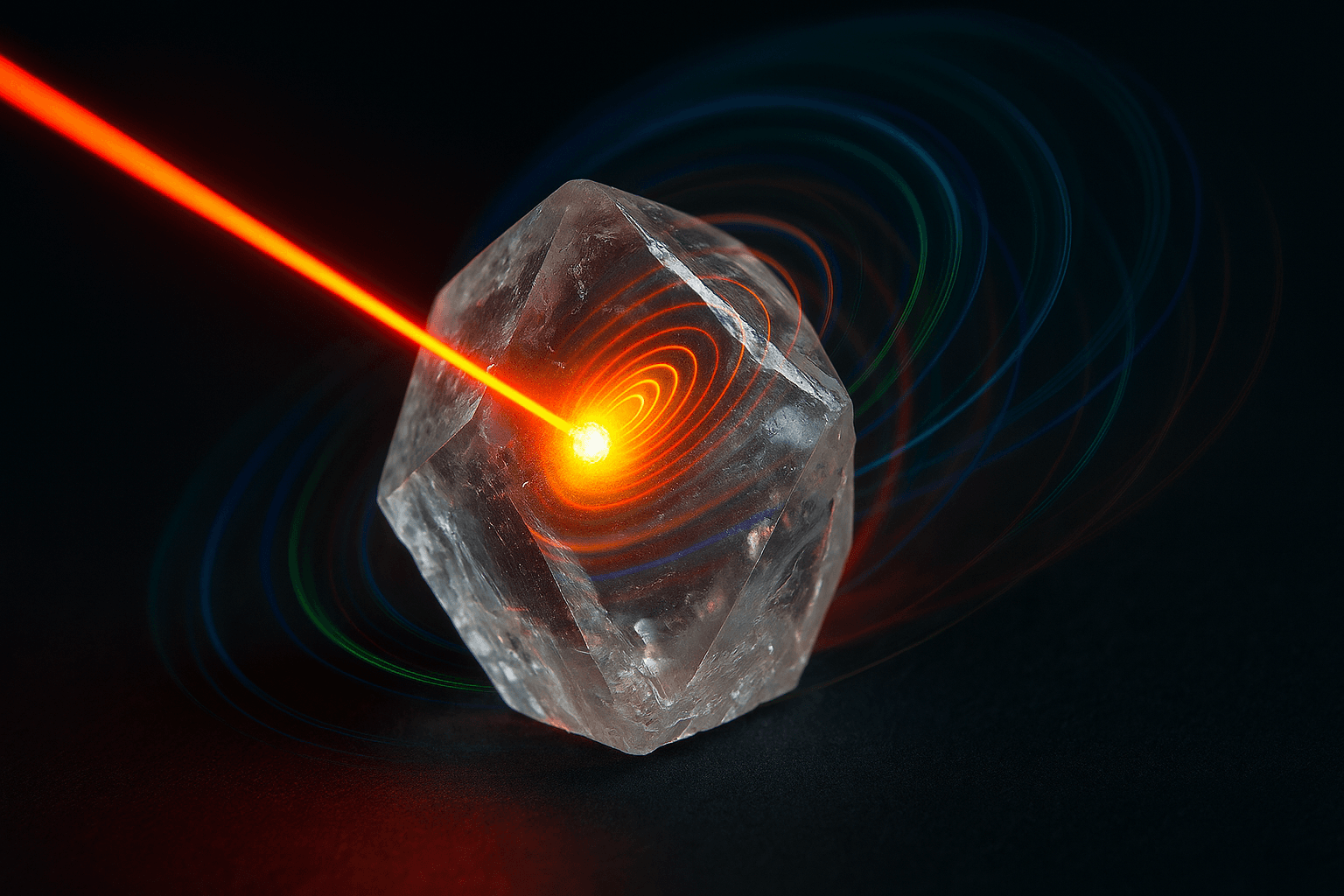 Eksperyment kwantowy: diamenciany defekt sterowany światłem