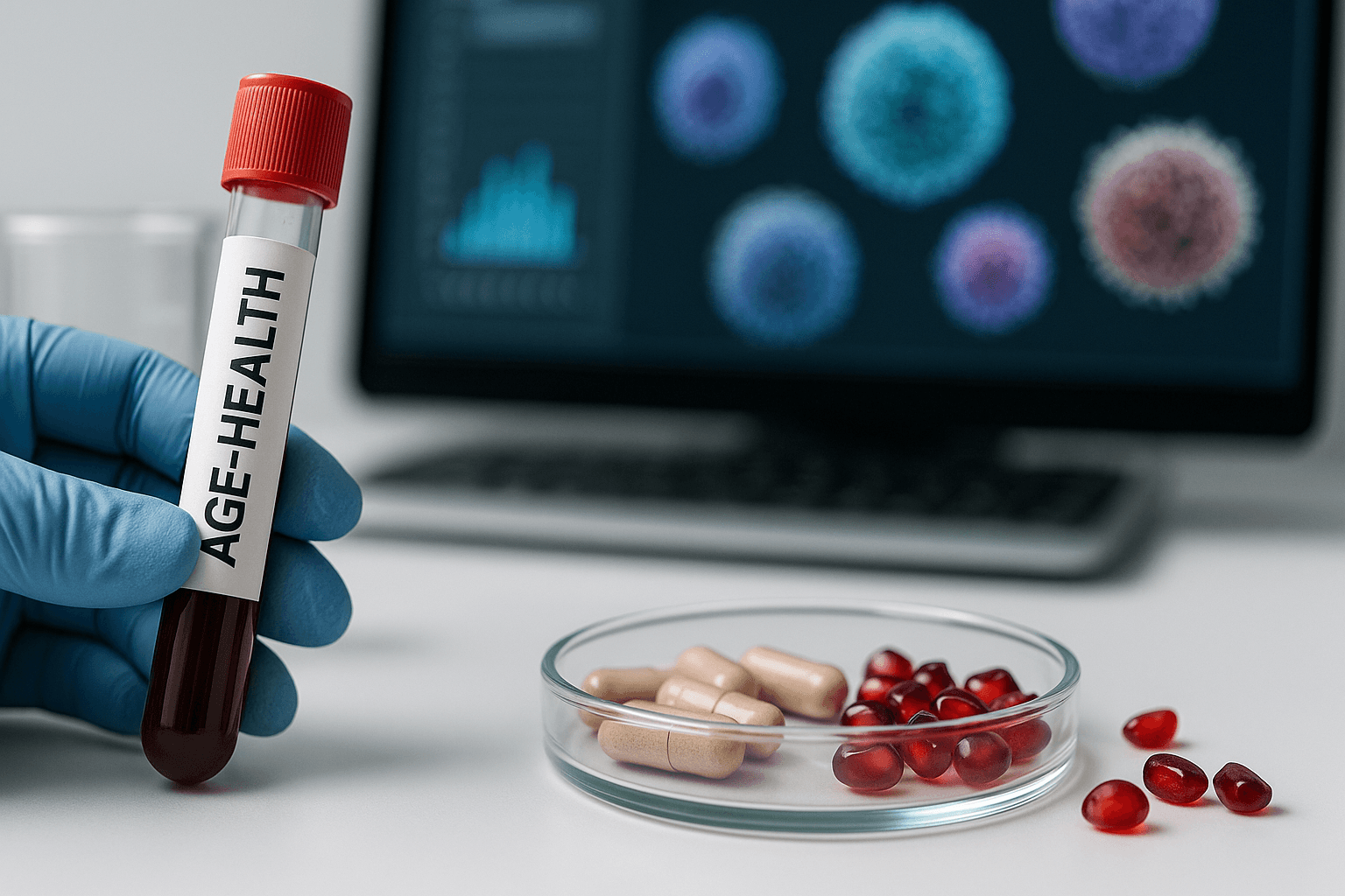 Urolityna A pod lupą: próbka krwi i komórki odporności na ekranie