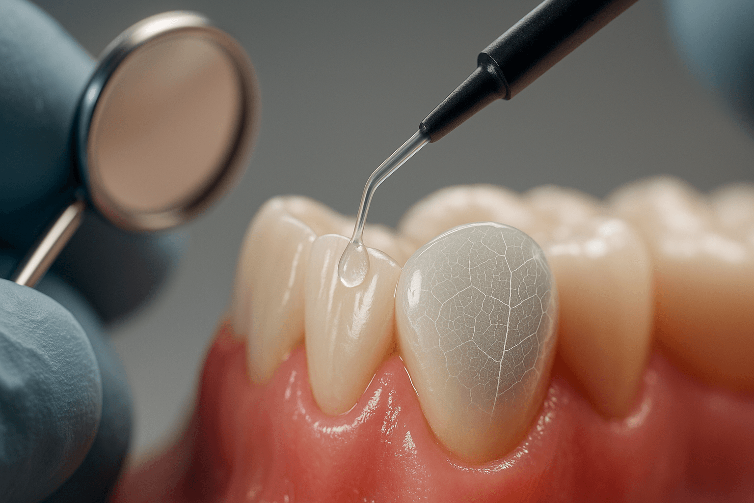 Regeneracja szkliwa krok po kroku: nałożenie preparatu