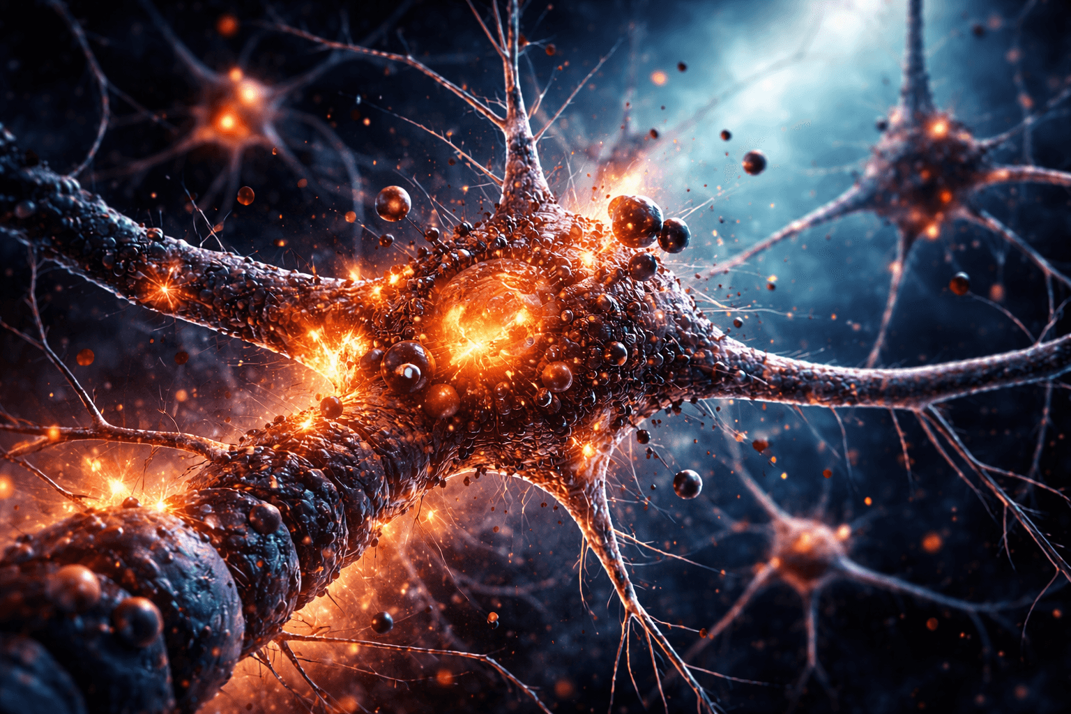 Wnętrze mózgu pod atakiem – wizualizacja neurodegeneracji