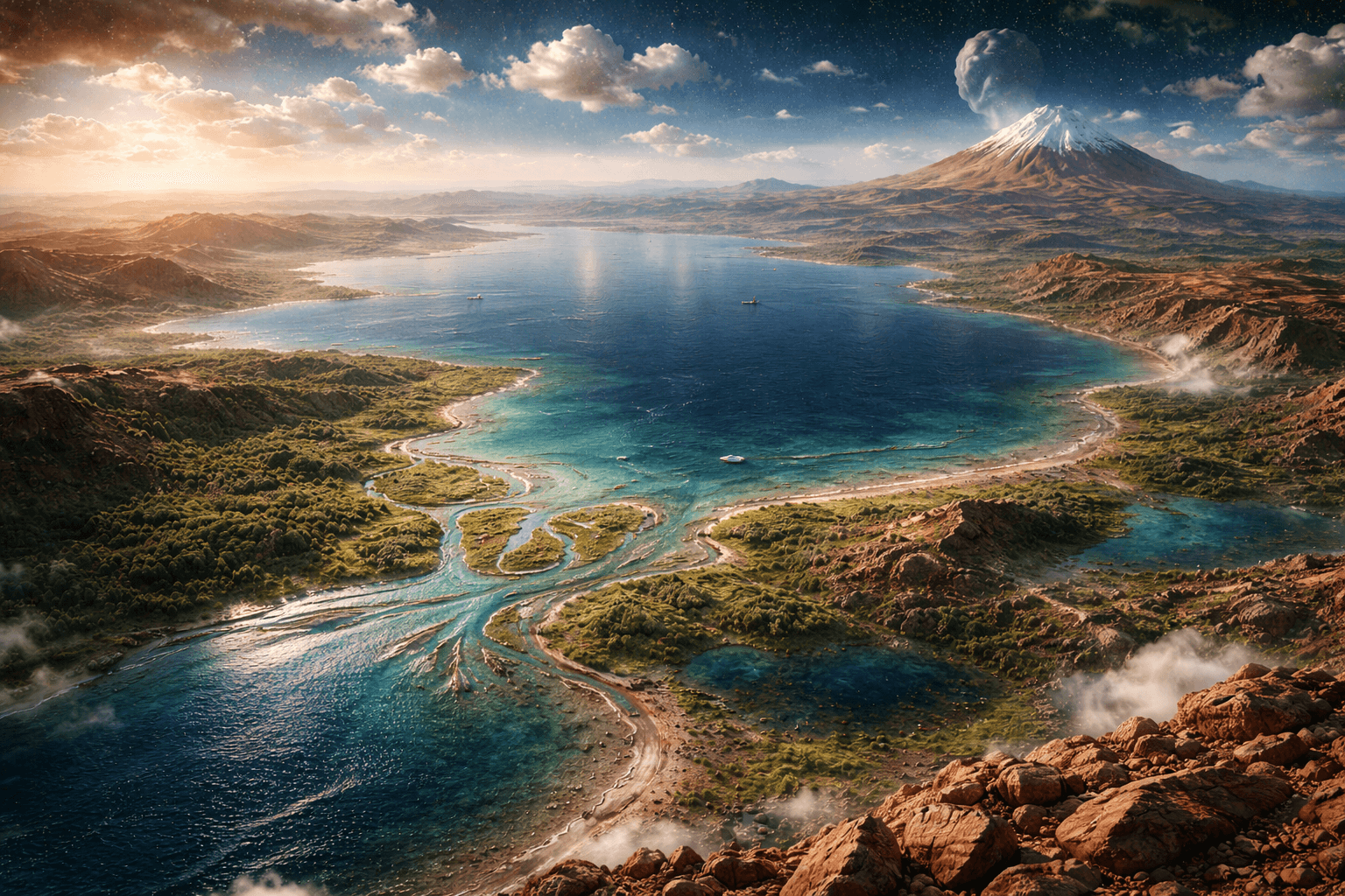 Delta rzeki na Marsie: ślady największego oceanu północnej półkuli