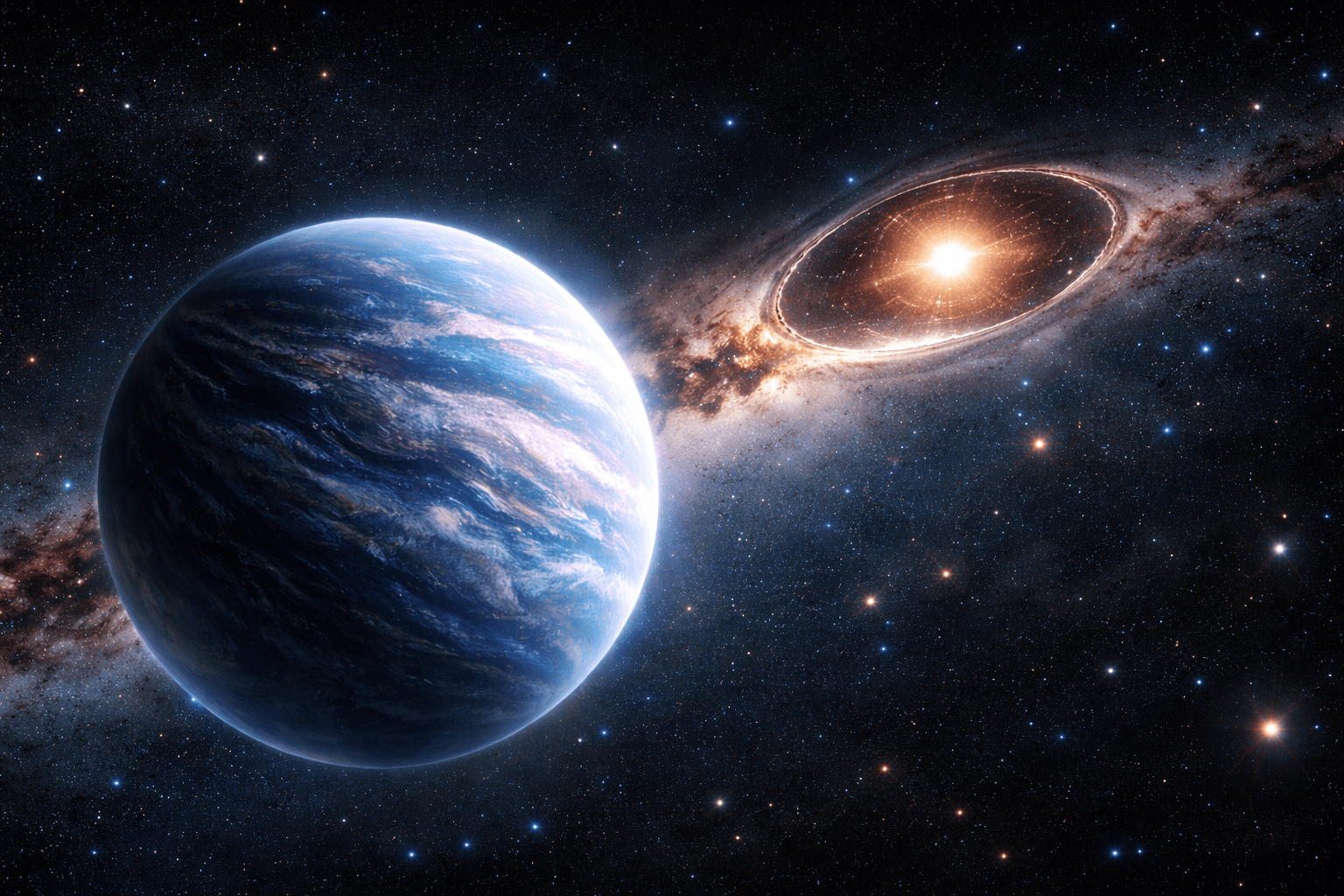 Planeta-łotrzyk uchwycona dzięki grawitacyjnej soczewce