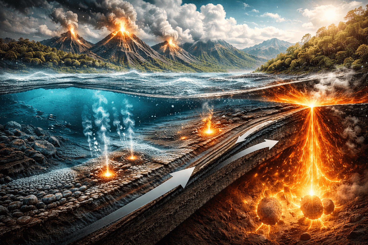 Gdy płyty tektoniczne się poruszają, klimat się zmienia: geologiczna „taśma transportowa” CO₂