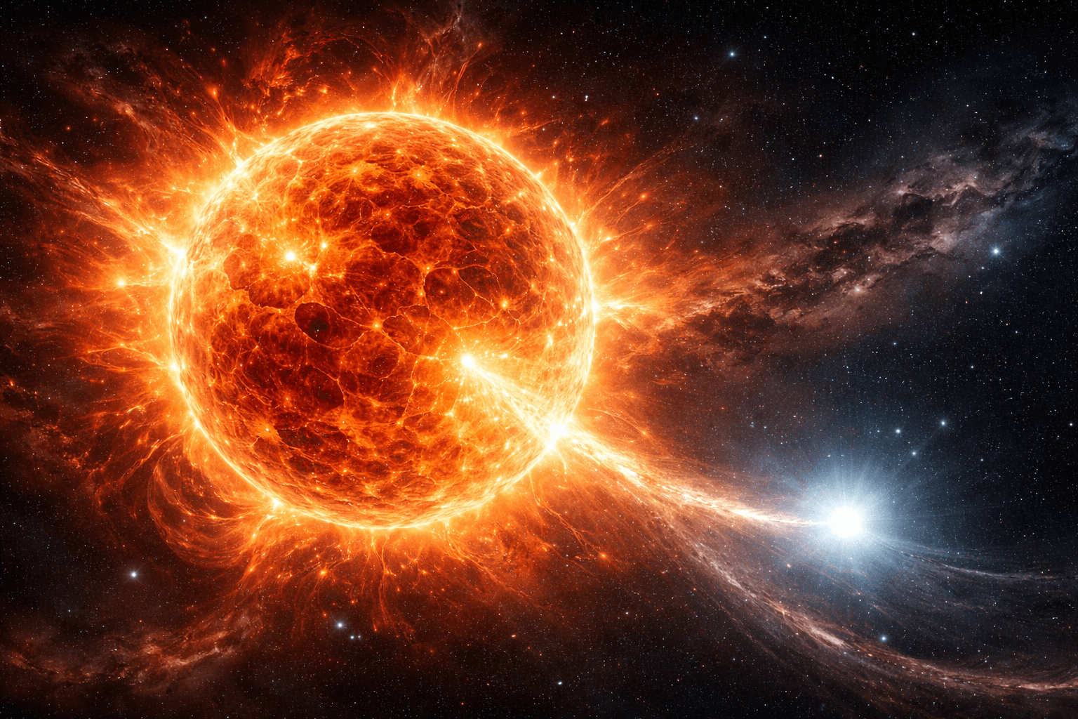 Podwójny system gwiazd widziany przez pryzmat nowoczesnej astronomii