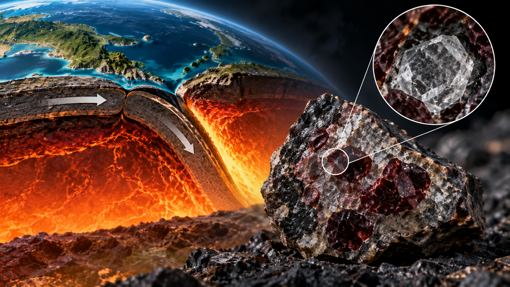 Skała z głębokości 90 kilometrów zaskoczyła geologów